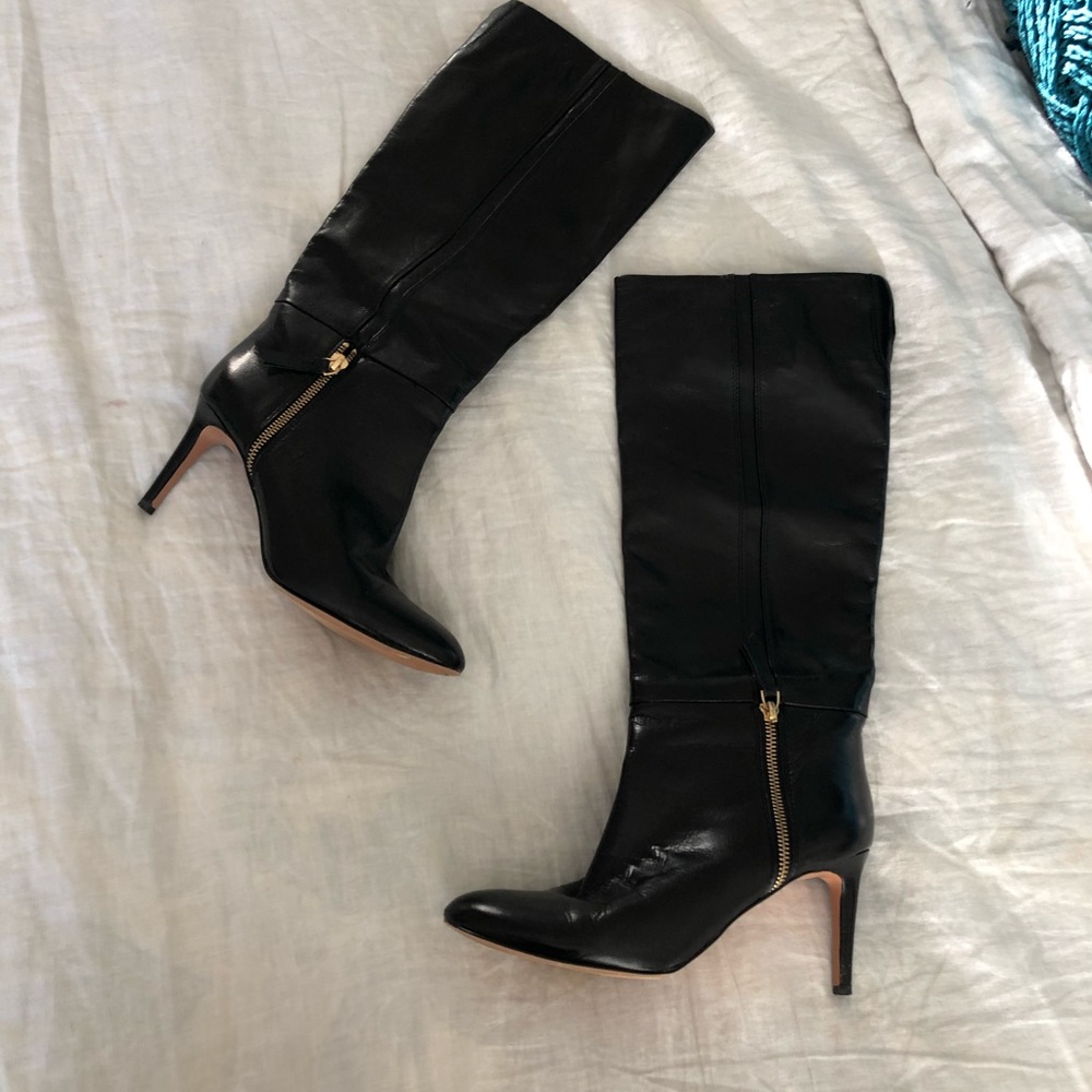 Nine West 8.5 zip tall boots